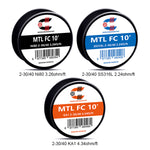 10ft Coilology MTL FC Wire – 2-30/40 SS316L 2.24ohm/ft - 1Pack – Parcelcabin International Shipping
