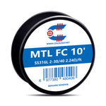 10ft Coilology MTL FC Wire – 2-30/40 SS316L 2.24ohm/ft - 1Pack – Parcelcabin International Shipping