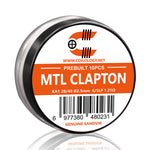 10pcs Coilology Pre-built MTL Clapton Coil – 27/37 Ni80 6/5lp ID:2.5mm 0.73ohm - 1Pack – Parcelcabin International Shipping