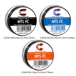 10pcs Coilology Pre-built MTL FC Coil – 2-30/40 SS316L 6/5lp ID:2.5mm 0.49ohm - 1Pack – Parcelcabin International Shipping