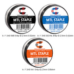 10pcs Coilology Pre-built MTL Staple Coils – 4-.1*.3/40 Ni80 5/4lp ID:2.5mm 0.52ohm - 1Pack – Parcelcabin International Shipping