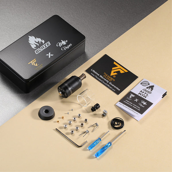 Atomiseur de réservoir ThunderCloud x Mike Vapes Blaze MTL RTA 3 ml (22 mm) – Atomiseur de réservoir ThunderCloud x Mike Vapes Blaze MTL RTA 3 ml (22 mm)
