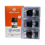 Geekvape Q Pod Cartridge 3ml/2ml (3pcs/pack) – 0.8ohm (Top Fill) - 2ml
