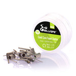 Hellvape Ni80 Quad Core Fused Clapton Prebuilt Wire 28Ga*4+36Ga (0.28ohm)(10Pcs/Pack) – Ni80 Quad - 1Pack
