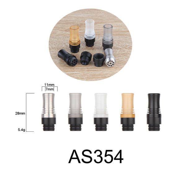 Drip Tip en Résine Reewape 510 Couleur Aléatoire (10pcs/paquet) – AS354 - 1 lot
