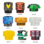 Reewape Drip Tip Résine 810 Couleur Aléatoire (10 pièces/paquet) – AS116F - 1 Paquet
