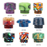 Reewape Drip Tip Résine 810 Couleur Aléatoire (10 pièces/paquet) – AS116F - 1 Paquet
