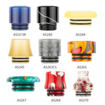 Reewape Drip Tip Résine 810 Couleur Aléatoire (10 pièces/paquet) – AS116F - 1 Paquet
