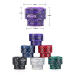 Reewape Drip Tip Résine 810 Couleur Aléatoire (10 pièces/paquet) – AS116F - 1 Paquet
