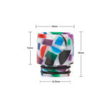 Reewape Drip Tip Résine 810 Couleur Aléatoire (10 pièces/paquet) – AS116F - 1 Paquet

