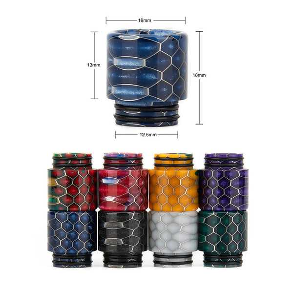 Reewape Drip Tip Résine 810 Couleur Aléatoire (10 pièces/paquet) – AS116S - 1 lot
