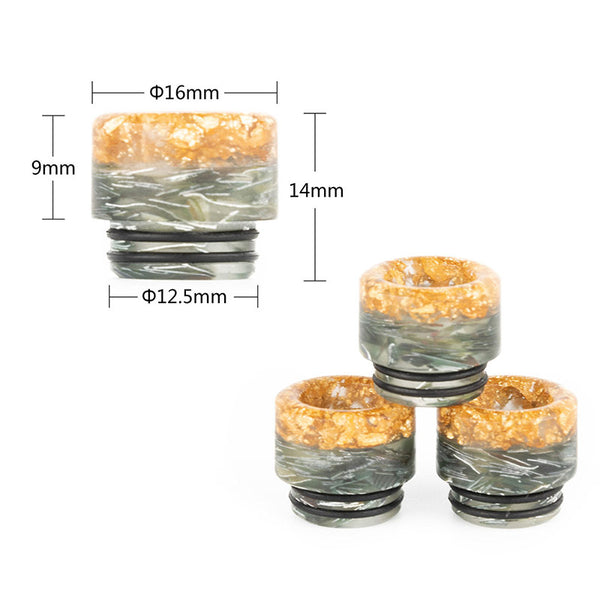 Reewape Drip Tip Résine 810 Couleur Aléatoire (10 pièces/paquet) – AS142 - 1 Paquet
