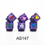Reewape Drip Tip Résine 810 Couleur Aléatoire (10 pièces/paquet) – AS116F - 1 Paquet
