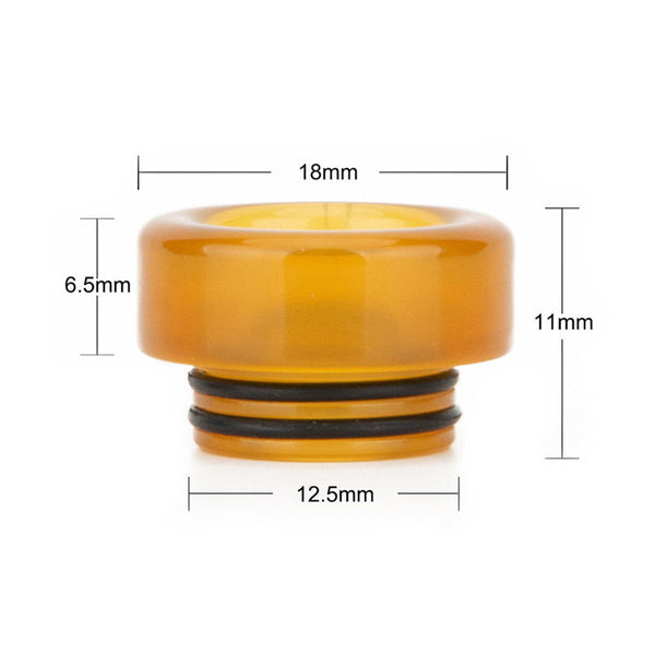 Reewape Drip Tip Résine 810 Couleur Aléatoire (10 pièces/paquet) – AS154 - 1 Paquet
