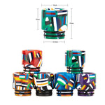 Reewape Drip Tip Résine 810 Couleur Aléatoire (10 pièces/paquet) – AS116F - 1 Paquet

