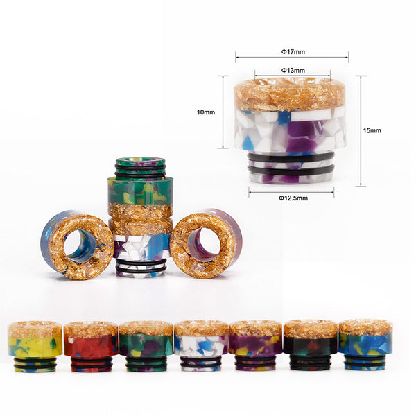 Reewape Drip Tip Résine 810 Couleur Aléatoire (10 pièces/paquet) – AS164 - 1 Paquet
