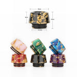 Reewape Drip Tip Résine 810 Couleur Aléatoire (10 pièces/paquet) – AS116F - 1 Paquet
