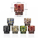 Reewape Drip Tip Résine 810 Couleur Aléatoire (10 pièces/paquet) – AS116F - 1 Paquet
