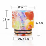 Reewape Drip Tip Résine 810 Couleur Aléatoire (10 pièces/paquet) – AS116F - 1 Paquet
