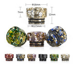 Reewape Drip Tip Résine 810 Couleur Aléatoire (10 pièces/paquet) – AS116F - 1 Paquet
