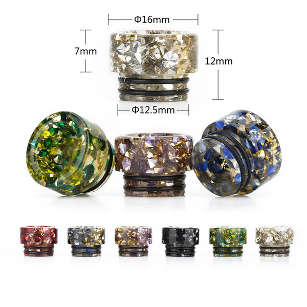 Reewape Drip Tip Résine 810 Couleur Aléatoire (10 pièces/paquet) – AS189 - 1Pack
