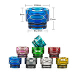 Reewape Drip Tip Résine 810 Couleur Aléatoire (10 pièces/paquet) – AS116F - 1 Paquet
