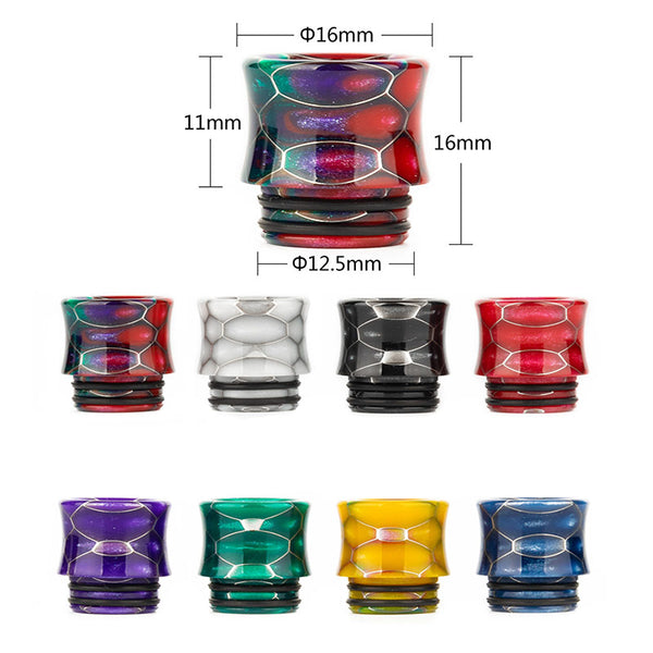 Reewape Drip Tip Résine 810 Couleur Aléatoire (10 pièces/paquet) – AS209 - 1 Paquet
