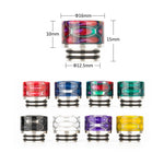 Reewape Drip Tip Résine 810 Couleur Aléatoire (10 pièces/paquet) – AS116F - 1 Paquet
