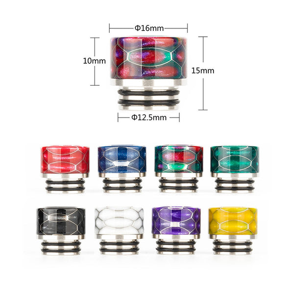 Reewape Drip Tip Résine 810 Couleur Aléatoire (10 pièces/paquet) – AS213S - 1 Paquet

