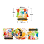 Reewape Drip Tip Résine 810 Couleur Aléatoire (10 pièces/paquet) – AS116F - 1 Paquet
