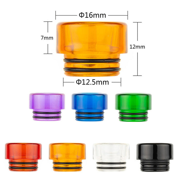 Reewape Drip Tip Résine 810 Couleur Aléatoire (10 pièces/paquet) – AS225 - 1 lot
