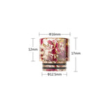 Reewape Drip Tip Résine 810 Couleur Aléatoire (10 pièces/paquet) – AS116F - 1 Paquet
