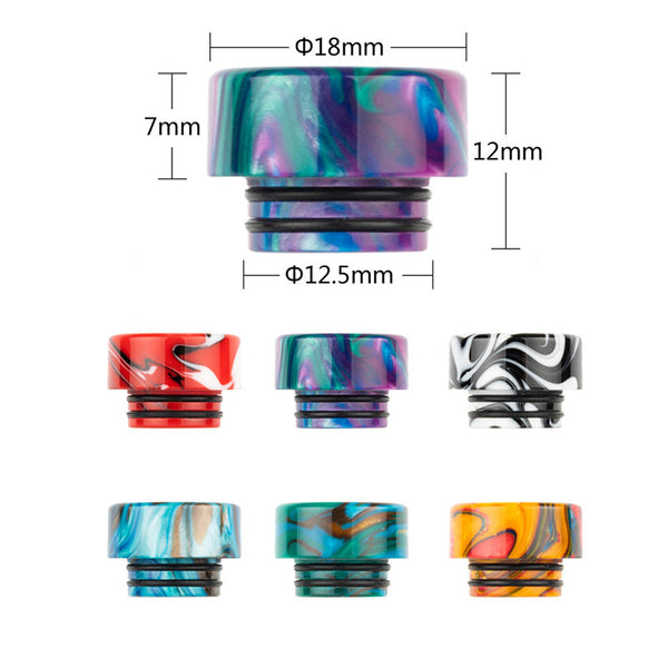 Reewape Drip Tip Résine 810 Couleur Aléatoire (10 pièces/paquet) – AS265 - 1 lot

