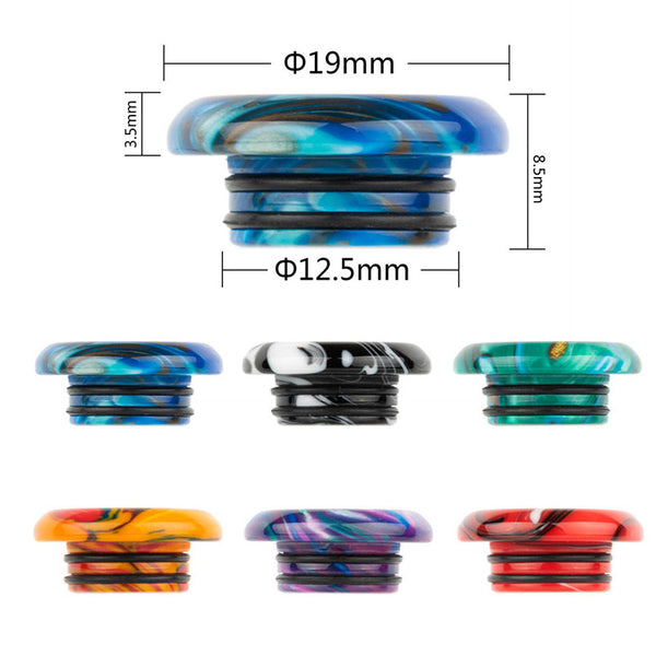 Reewape Drip Tip Résine 810 Couleur Aléatoire (10 pièces/paquet) – AS267 - 1 Pack
