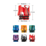 Reewape Drip Tip Résine 810 Couleur Aléatoire (10 pièces/paquet) – AS116F - 1 Paquet

