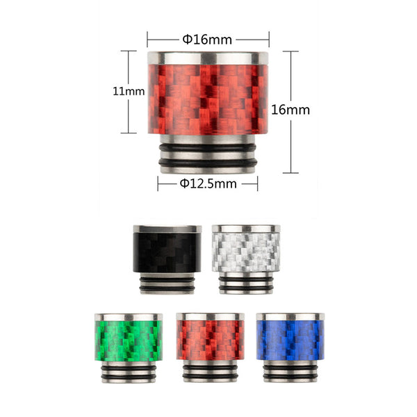 Reewape Drip Tip Résine 810 Couleur Aléatoire (10 pièces/paquet) – AS291 - 1 paquet
