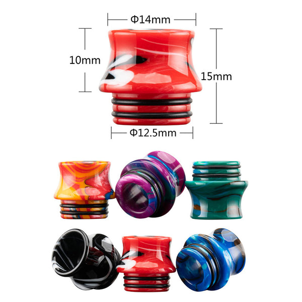 Reewape Drip Tip Résine 810 Couleur Aléatoire (10 pièces/paquet) – AS300 - Lot de 1
