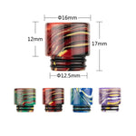 Reewape Drip Tip Résine 810 Couleur Aléatoire (10 pièces/paquet) – AS116F - 1 Paquet
