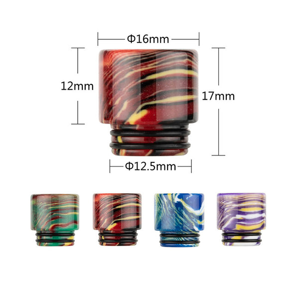 Reewape Drip Tip Résine 810 Couleur Aléatoire (10 pièces/paquet) – AS313 - 1Paquet
