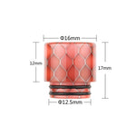 Reewape Drip Tip Résine 810 Couleur Aléatoire (10 pièces/paquet) – AS116F - 1 Paquet
