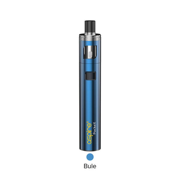 Kit de démarrage Aspire PocketX AIO 1500 mAh  – Bleu - Édition Chinoise
