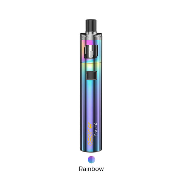 Kit de démarrage Aspire PocketX AIO 1500 mAh  – Rainbow - Édition Chinoise
