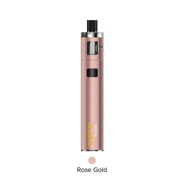 Kit de démarrage Aspire PocketX AIO 1500 mAh  – Rose Gold - Édition chinoise
