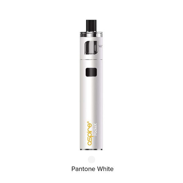 Kit de démarrage Aspire PocketX AIO 1500 mAh  – Blanc - Édition Standard
