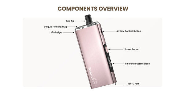 Kit système de pod Lost Vape Centaurus Ori 35 2500 mAh 5 ml (Max 35W) – Kit système de pod Lost Vape Centaurus Ori 35 2500 mAh 5 ml (Max 35W)
