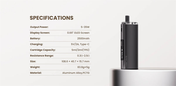 Kit système de pod Lost Vape Centaurus Ori 35 2500 mAh 5 ml (Max 35W) – Kit système de pod Lost Vape Centaurus Ori 35 2500 mAh 5 ml (Max 35W)
