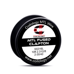 
          10ft Coilology MTL Fused Clapton SS316L Spools Wire 30/40 2.31ohm/ft – Other – Parcelcabin International Shipping
        