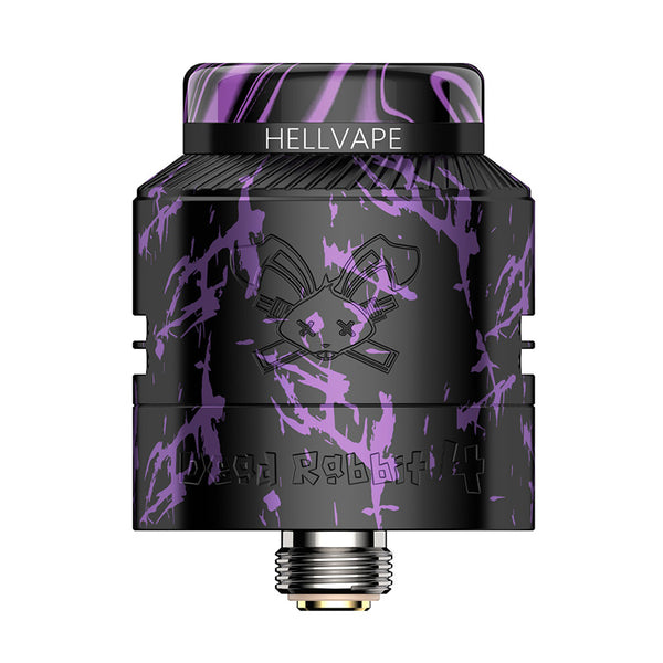 Hellvape Dead Rabbit 4 RDA Atomizer 24mm – Black Purple - Dead Rabbit 4 RDA
