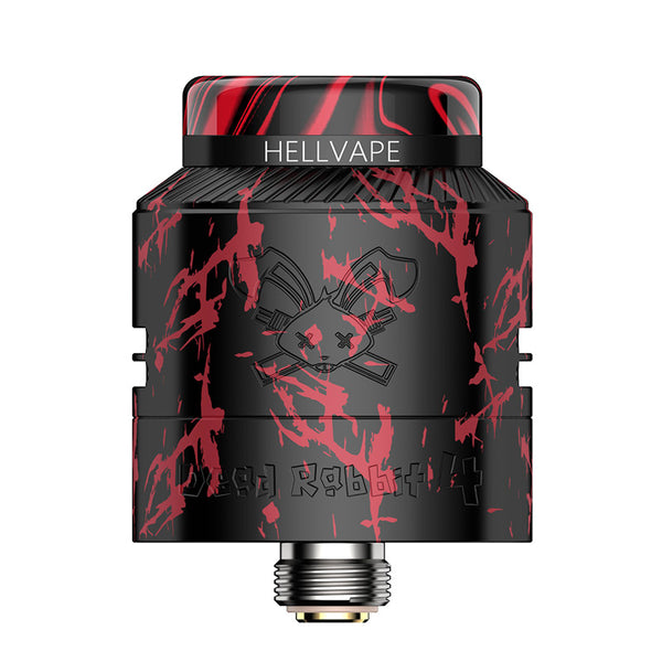 Hellvape Dead Rabbit 4 RDA Atomizer 24mm – Black Red - Dead Rabbit 4 RDA
