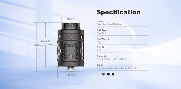 خزان هيلفاب ديد رابيت 4 آر تي إيه برو سعة 5.5 مل (26 مم) – Other – Image 13